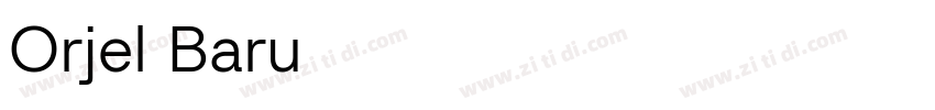 Orjel Baru字体转换